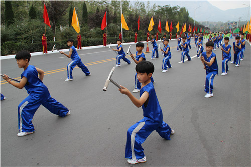 河南嵩山少林釋小龍武校